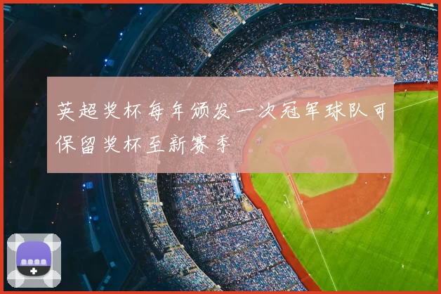 英超奖杯每年颁发一次冠军球队可保留奖杯至新赛季